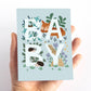 Woodland Animals New Baby Card