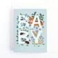 Woodland Animals New Baby Card