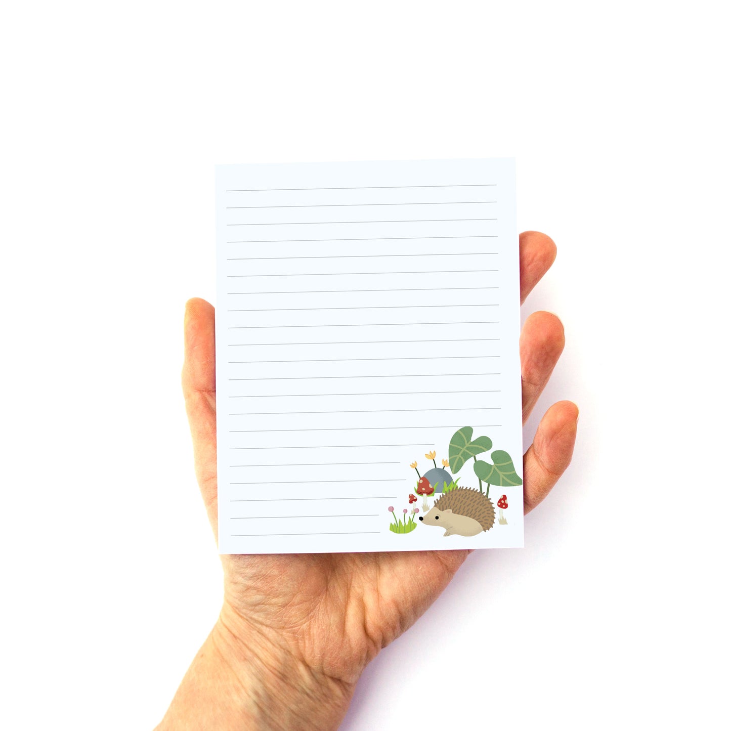 Woodland Hedgehog Mini Notepad