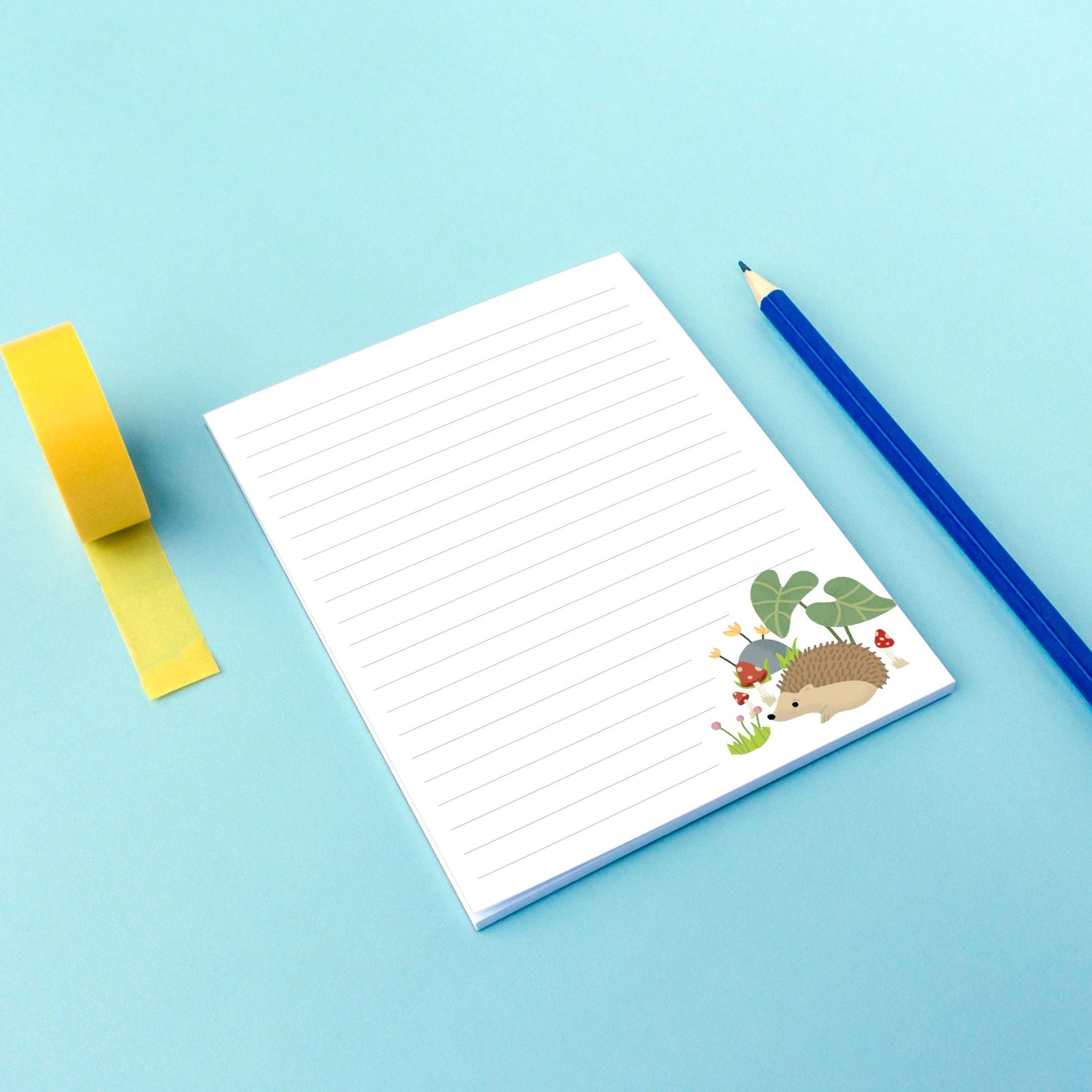 Woodland Hedgehog Mini Notepad