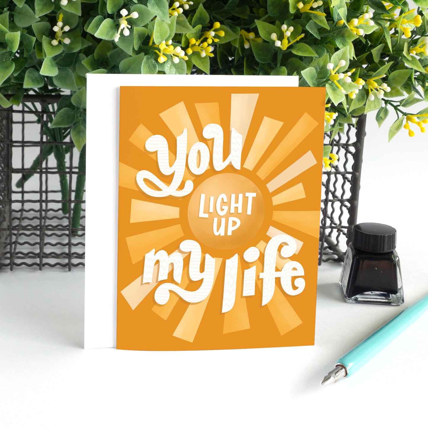 You Light Up My Life Friendship Card