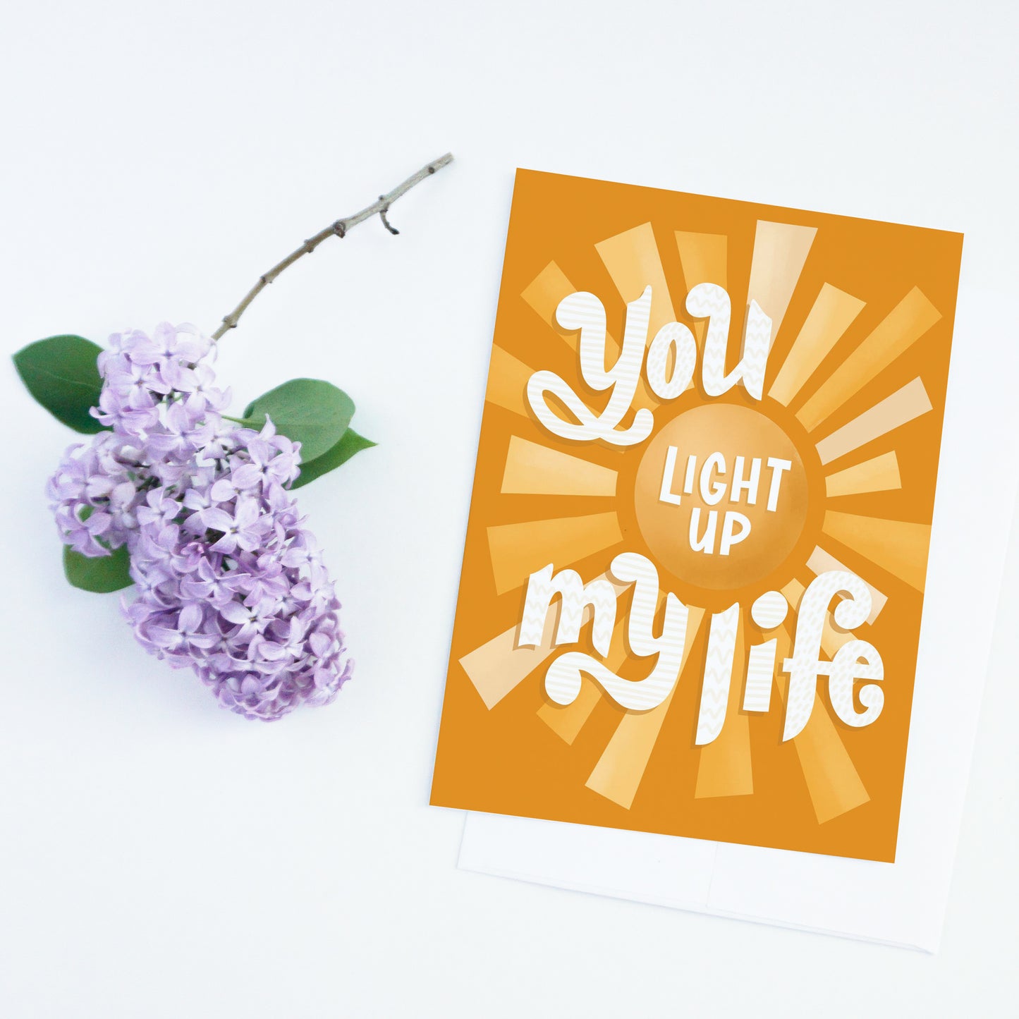 You Light Up My Life Friendship Card