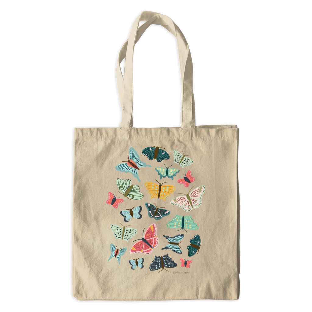 Butterfly Canvas Tote Bag