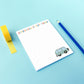 Adventure is Out There Camper Van 4.25"x5.5" Size Notepad