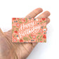 Floral Happy Birthday Mini Greeting Card