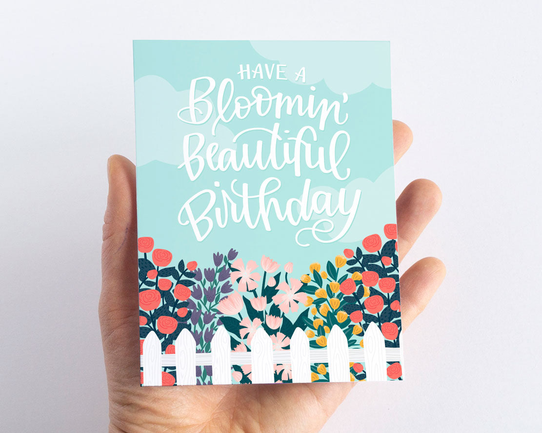 Have a Bloomin' Beautiful Birthday Gardening Birthday Card