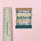 So Many Books so Little Time Book Lover Sticker