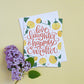 Love laughter & happily ever after Wedding Card