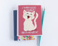 I think you’re purfect... Cat Friendship Card