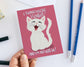 I think you’re purfect... Cat Friendship Card