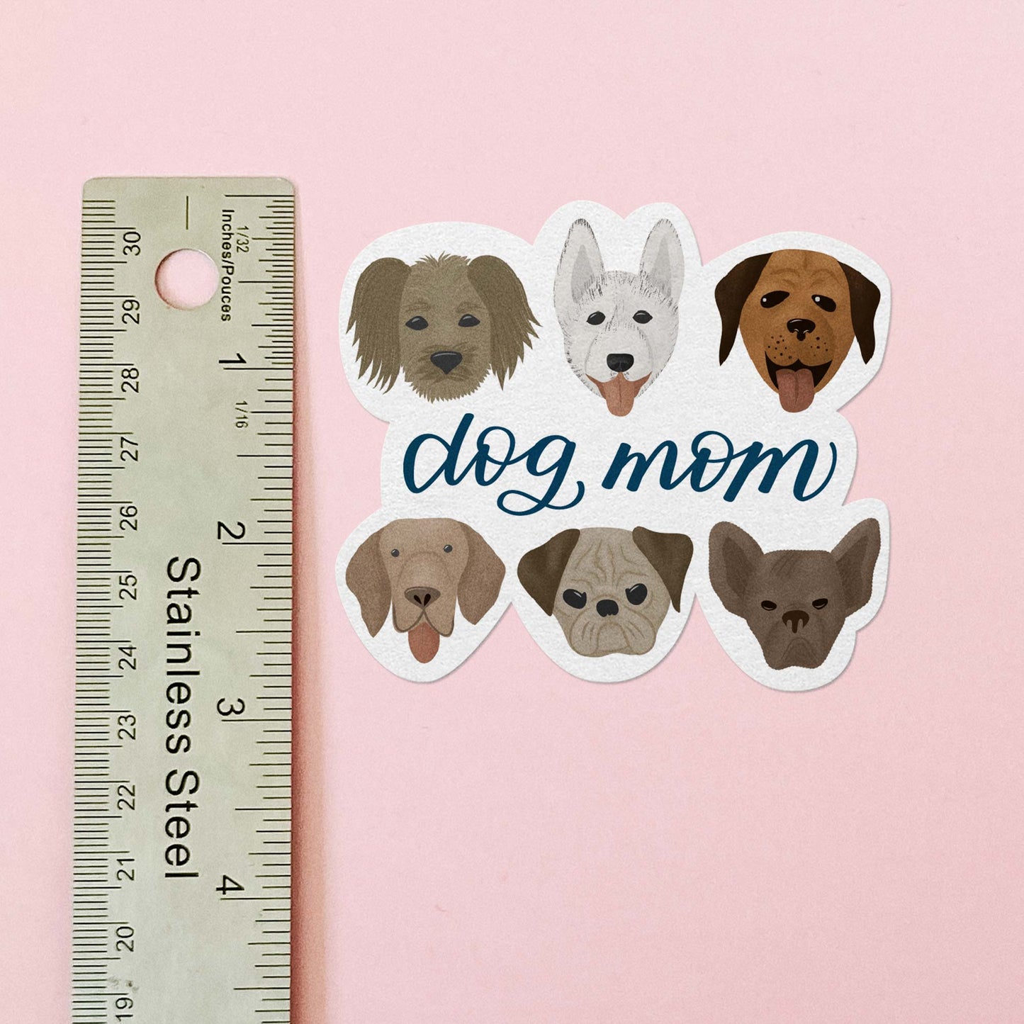 Dog Mom Vinyl Sticker