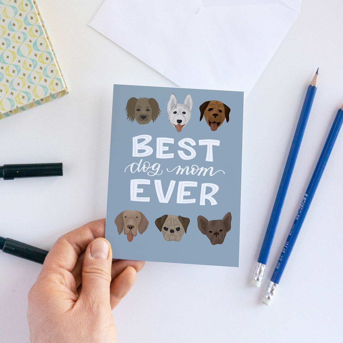 Best Dog Mom Ever Mother's Day Card
