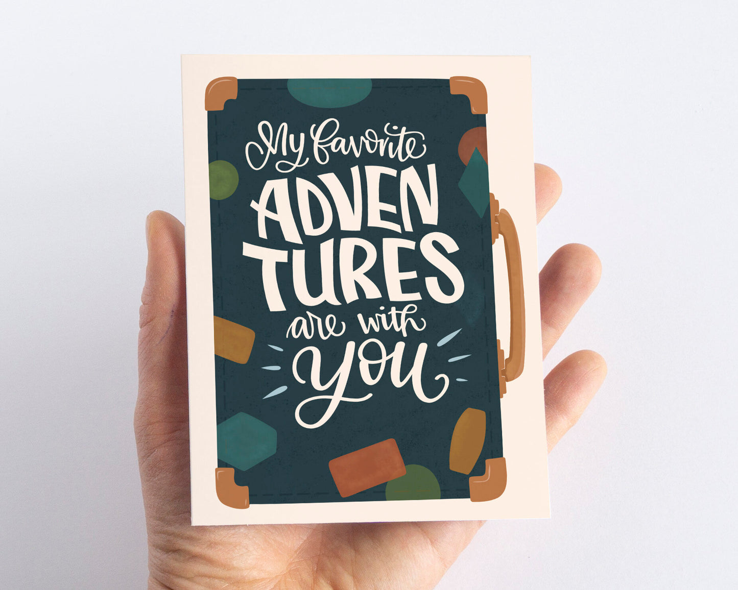 My Favorite Adventures are with You Love Card