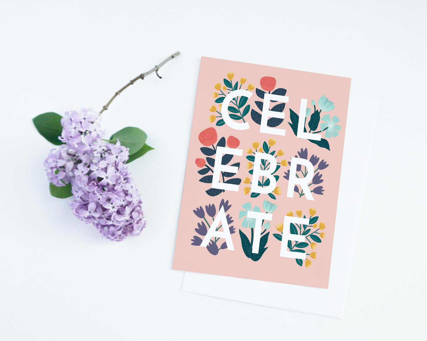 Celebrate Floral Birthday Card