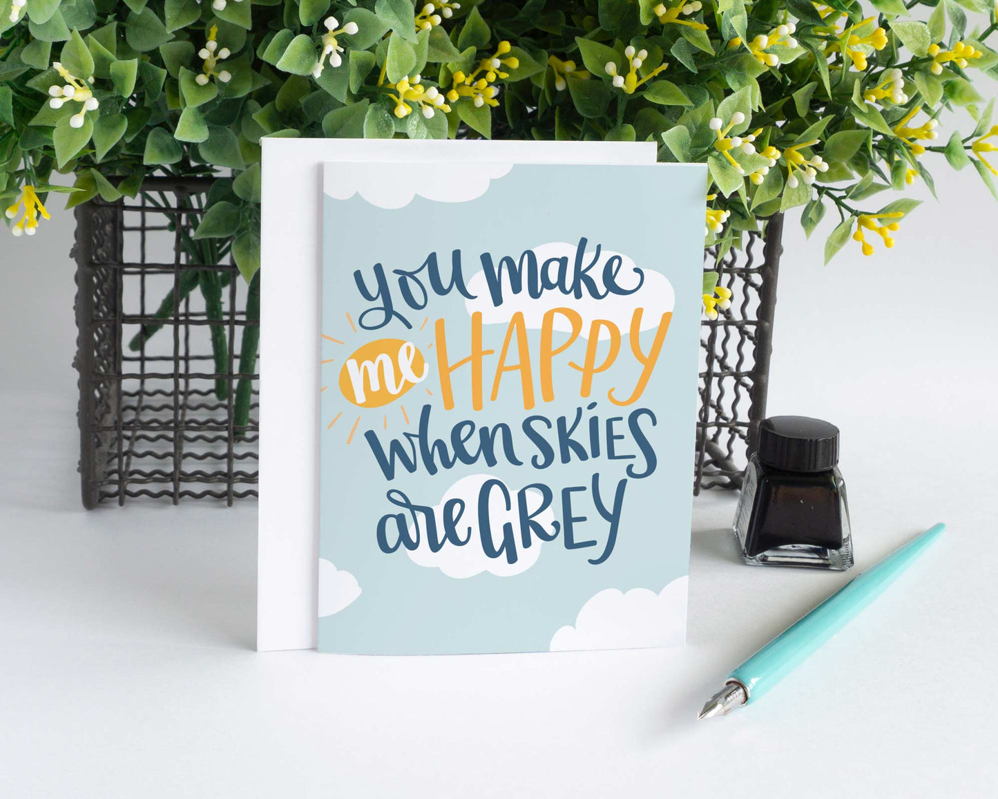 You make me happy... Friendship Card