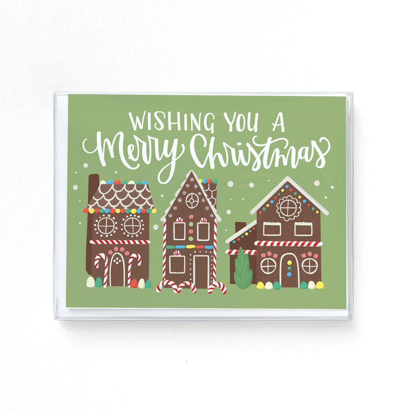 Merry Christmas (Gingerbread Houses) Holiday Card