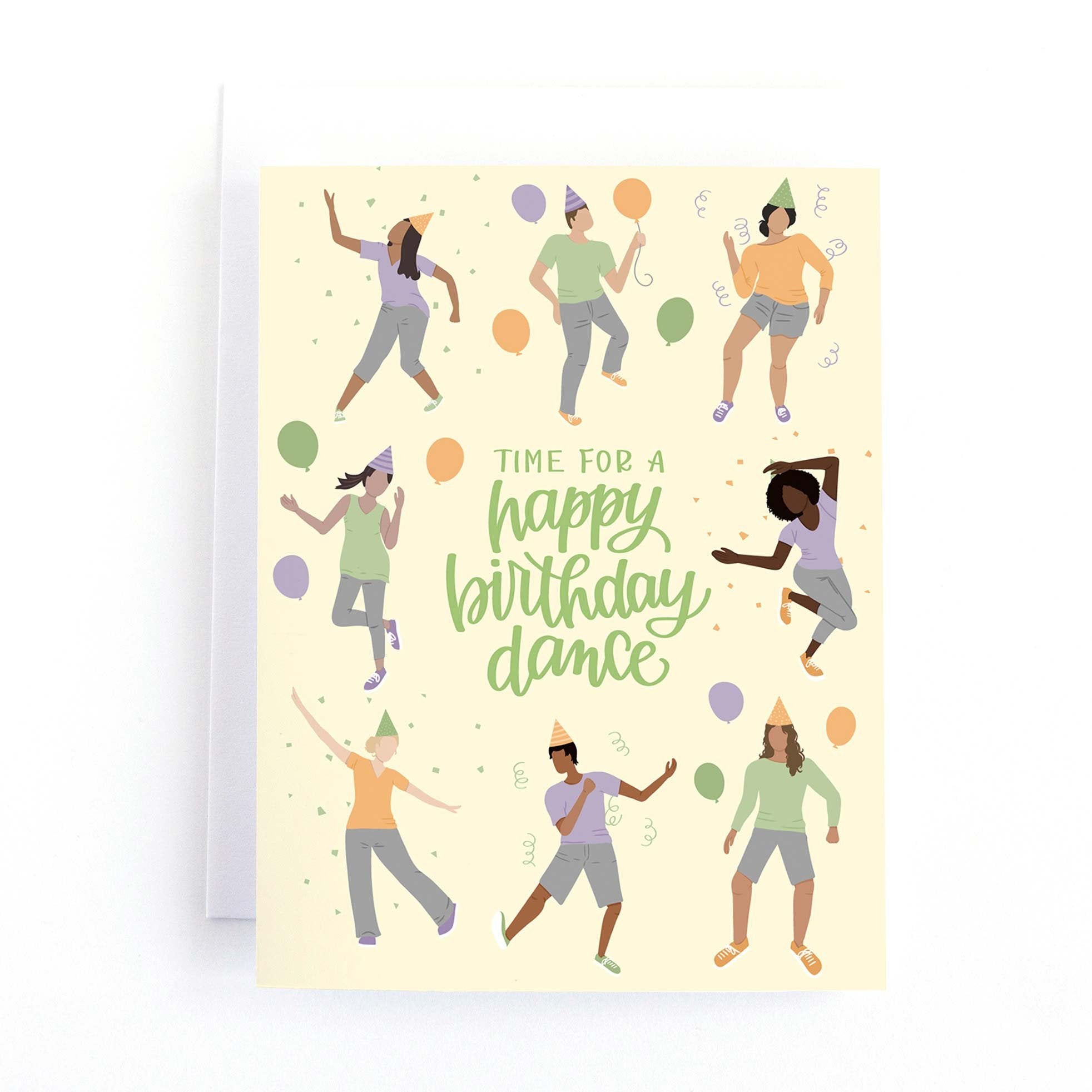 Happy Birthday Dance Card Pedaller Designs 4337