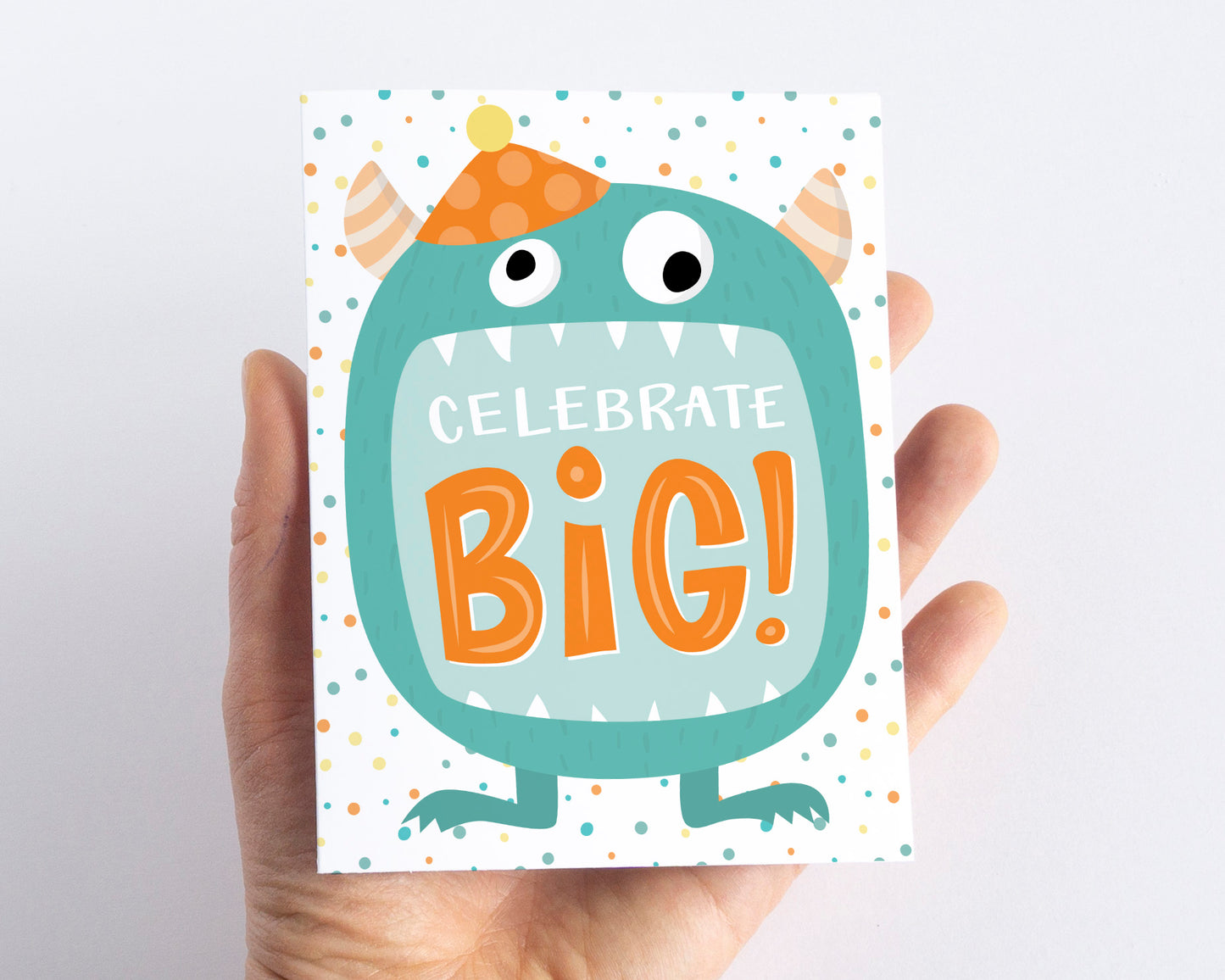 Celebrate Big Kid's Monster Birthday Card