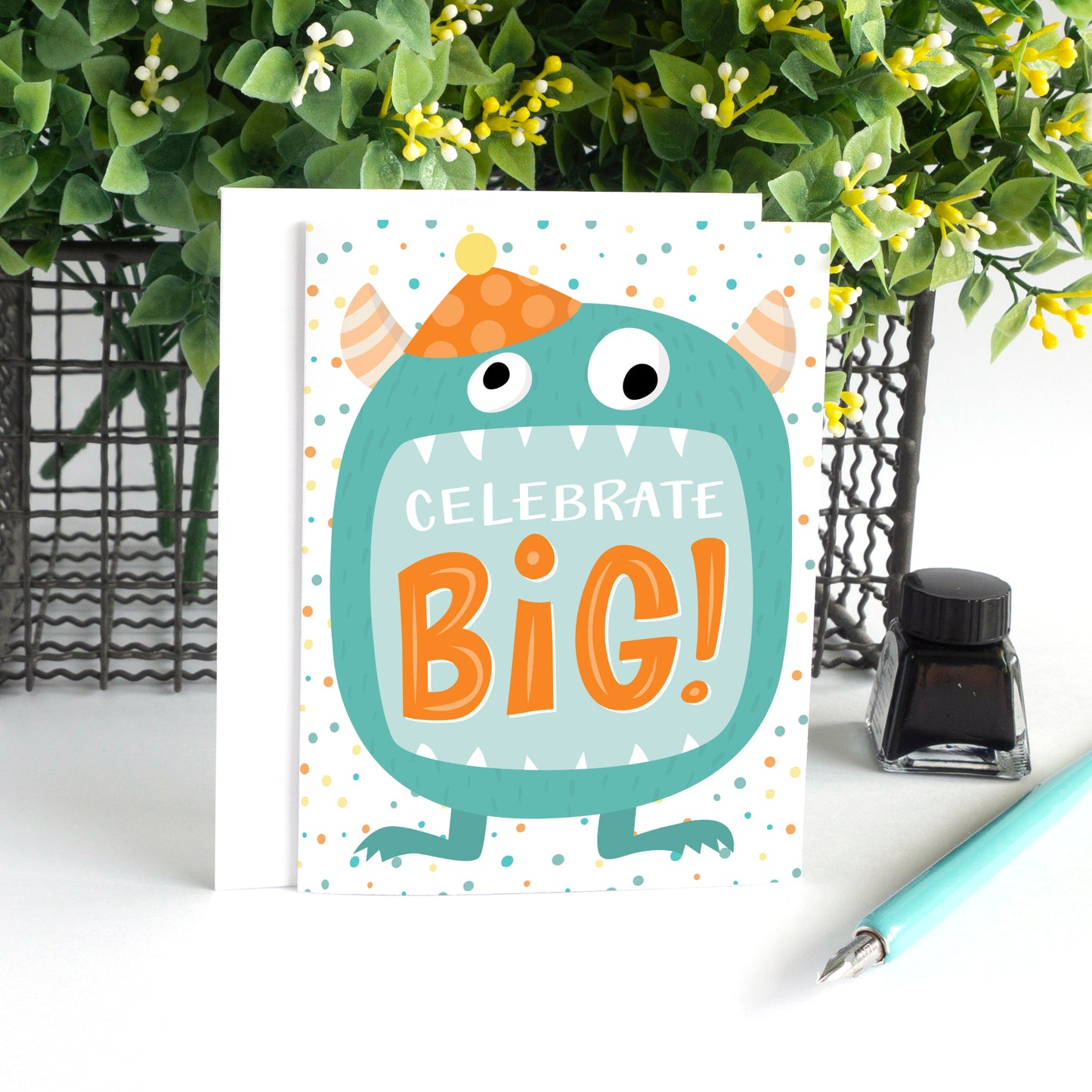 Celebrate Big Kid's Monster Birthday Card