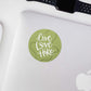 Live, Love Hike Vinyl Sticker