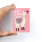 Llama Children's Valentine Set