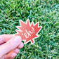 Maple Leaf 'Eh Canadiana Vinyl Sticker