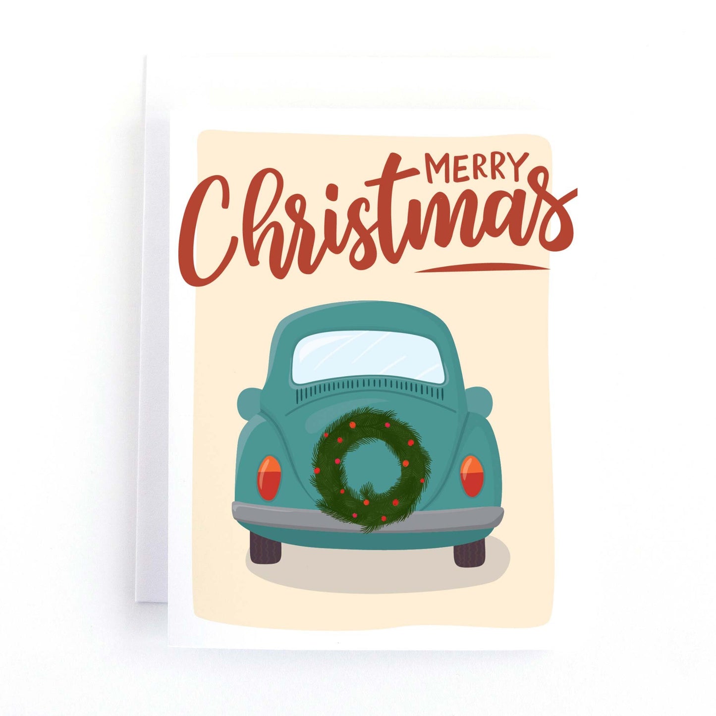 Vintage Christmas Car Card