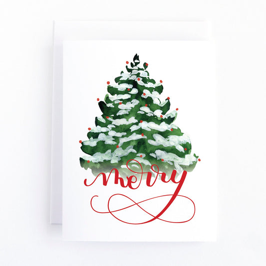 Merry (tree) Christmas Card