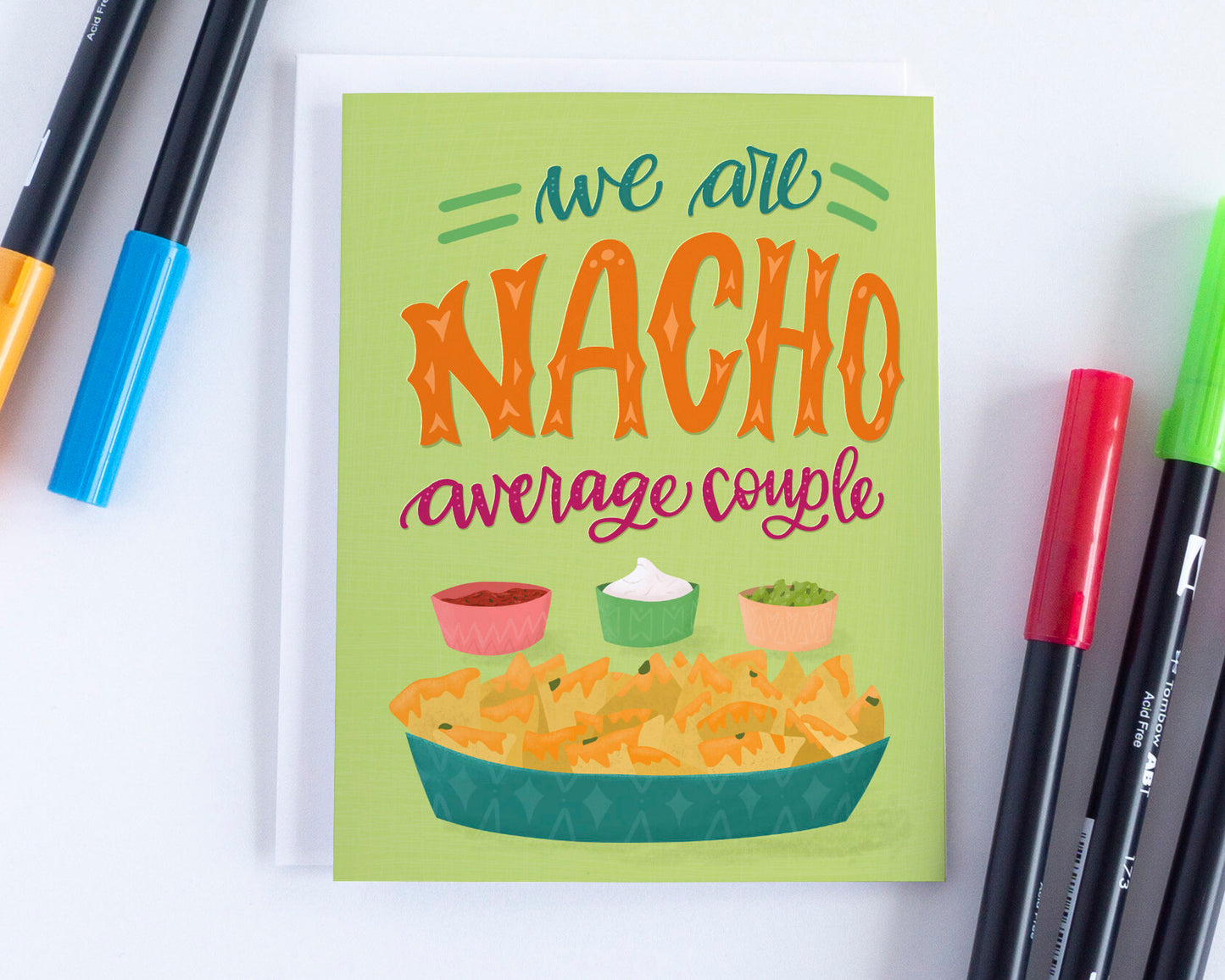 We are Nacho Average Couple Love Card