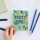 Party Time Kids Dinosaur Birthday Card