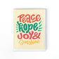 Peace Hope Joy & Sunshine Holiday Card