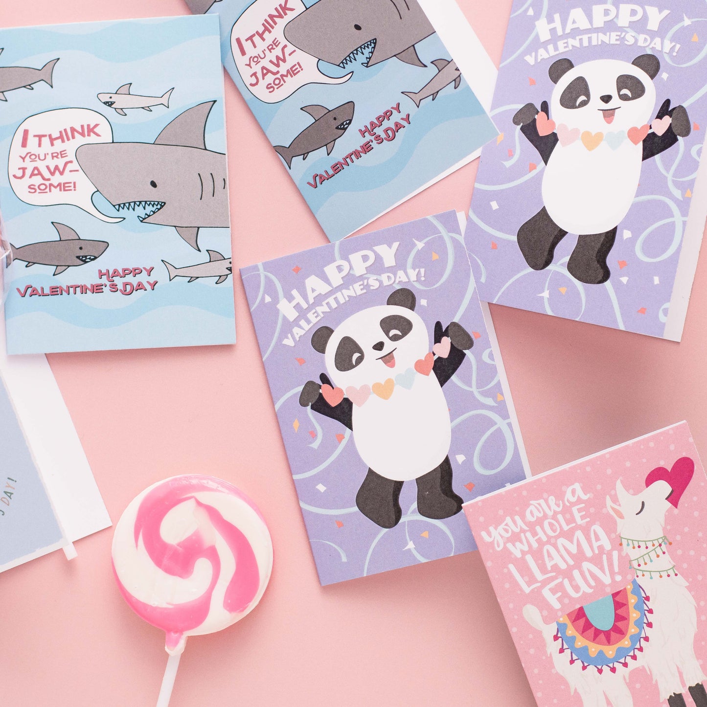 Panda Children's Valentine Set