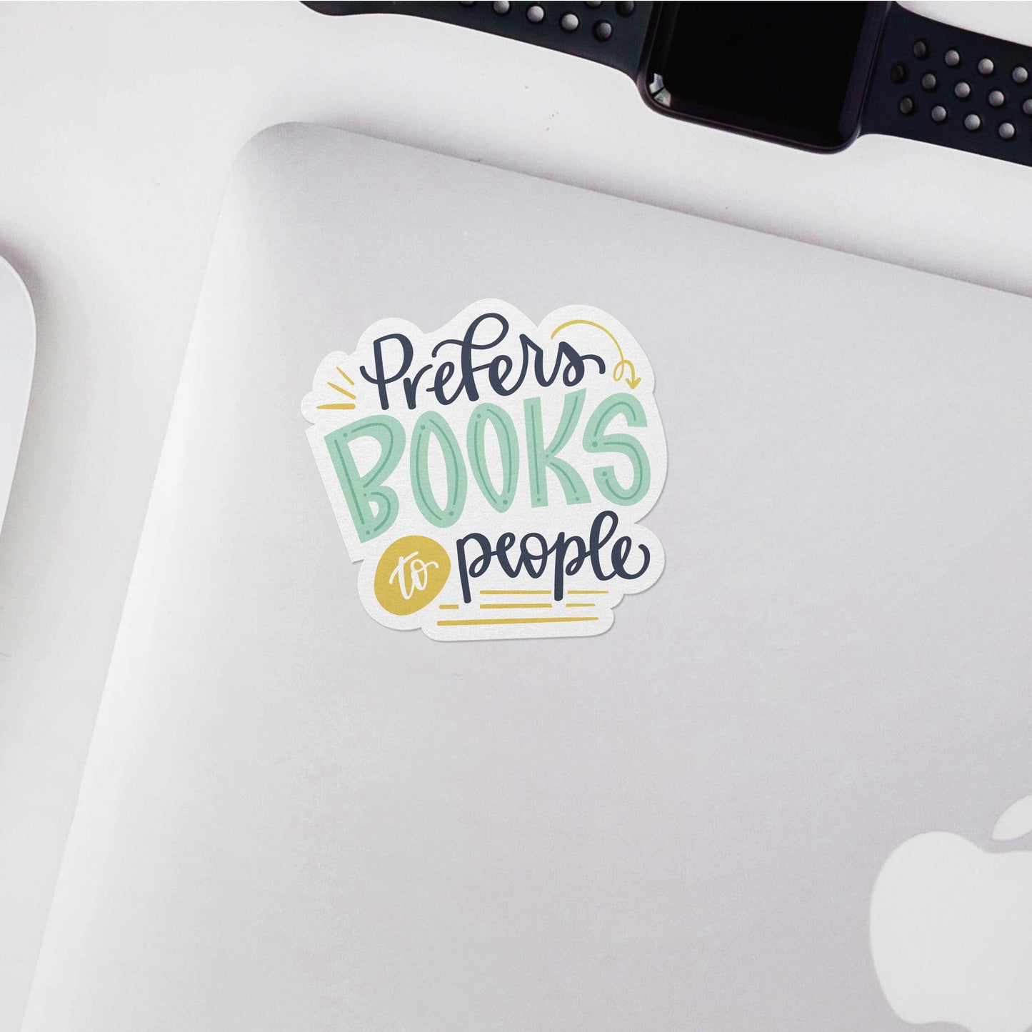 Prefers Books to People Vinyl Sticker