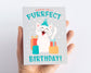 Wishing you a Purrfect Birthday Cat Lover Birthday Card