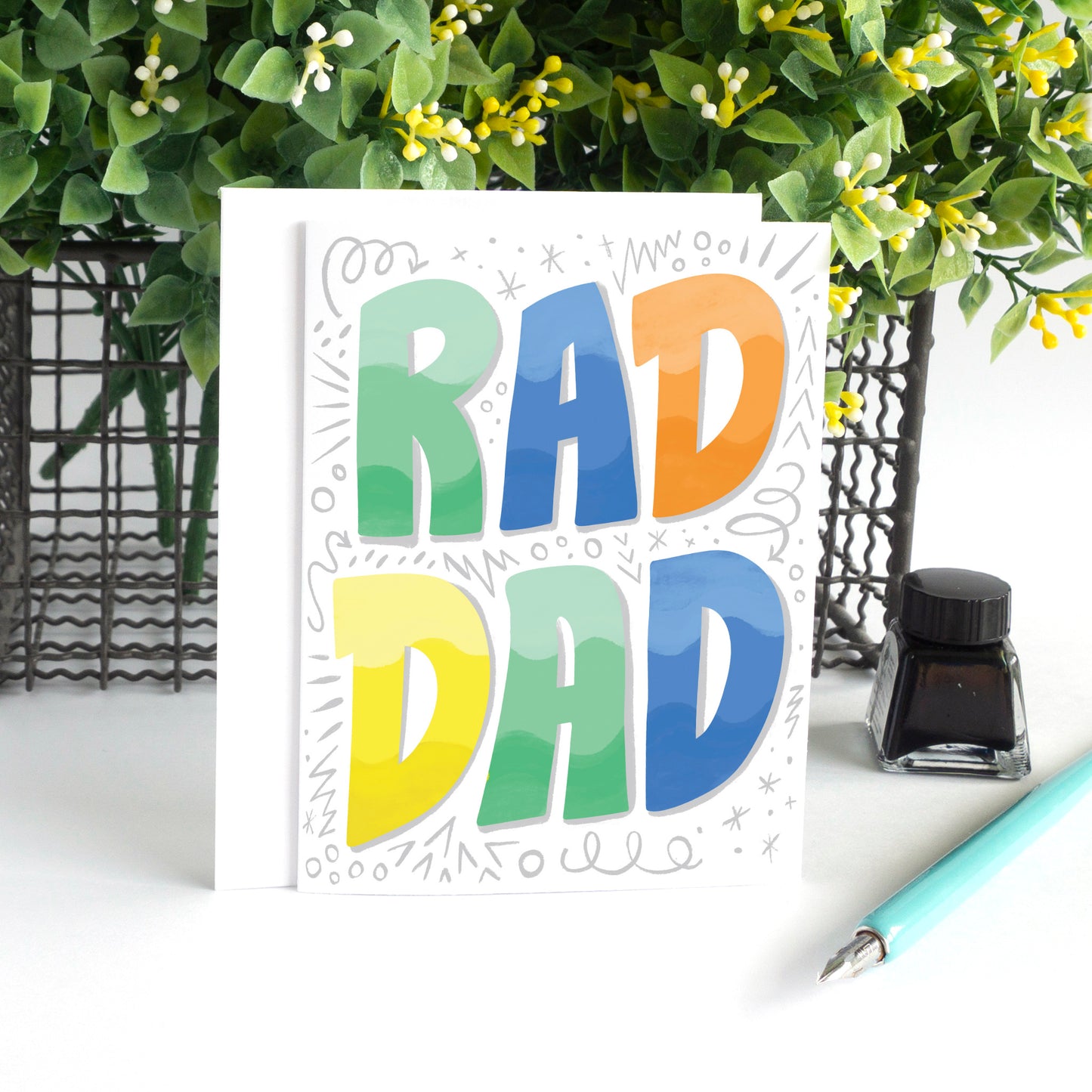 Rad Dad Father's Day Card