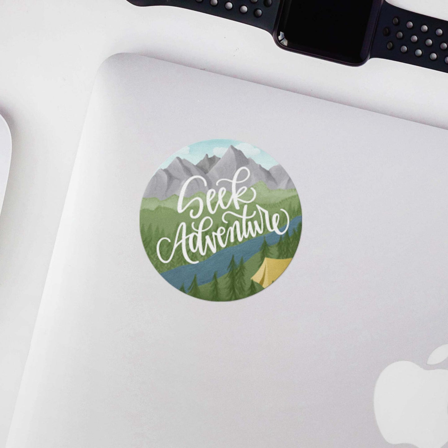 Seek Adventure Camping Vinyl Sticker