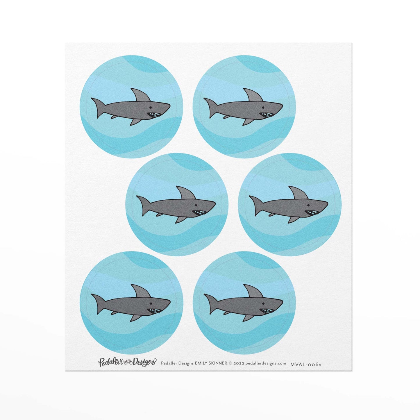 Shark Children's Valentine Set