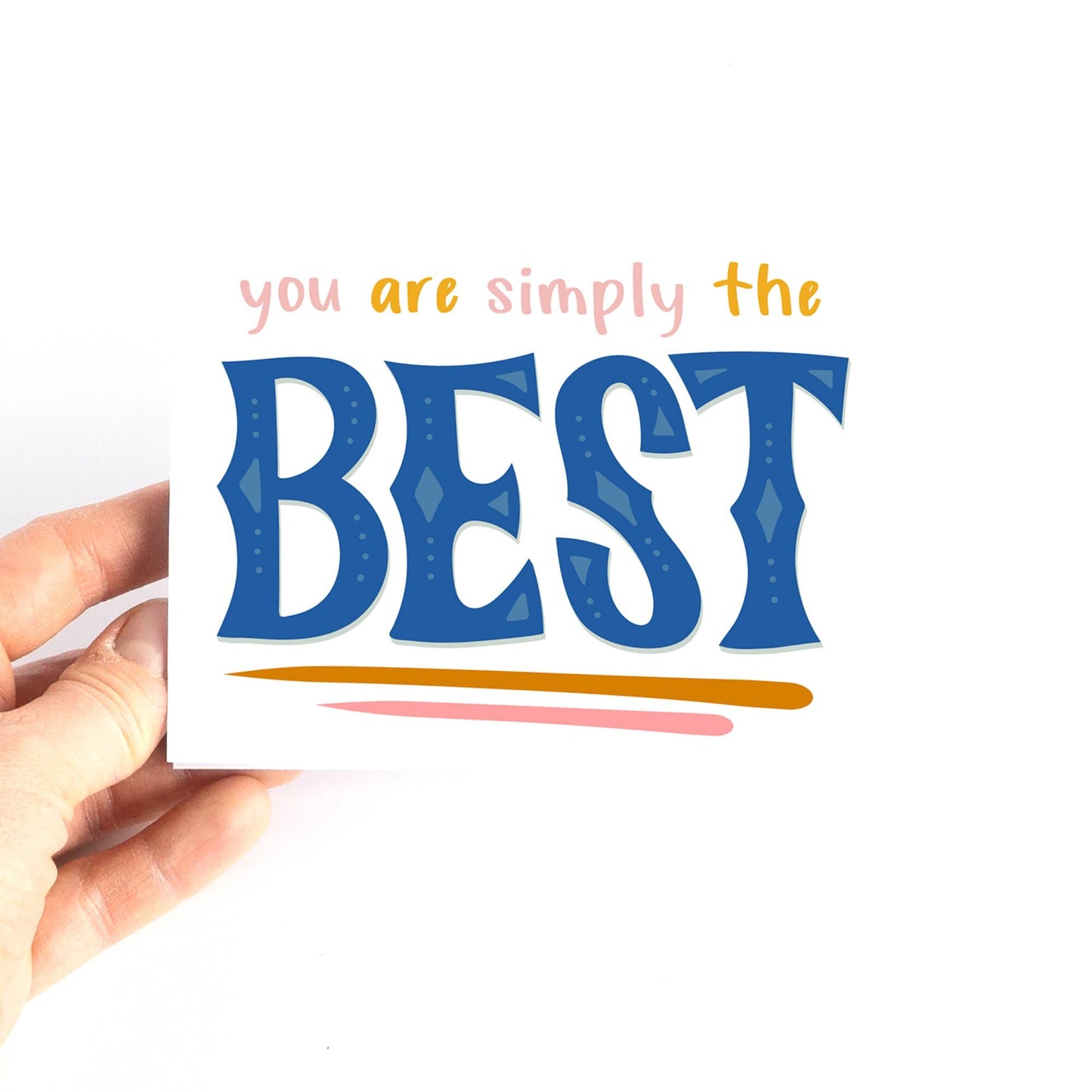 You are Simply the Best Thank You Card