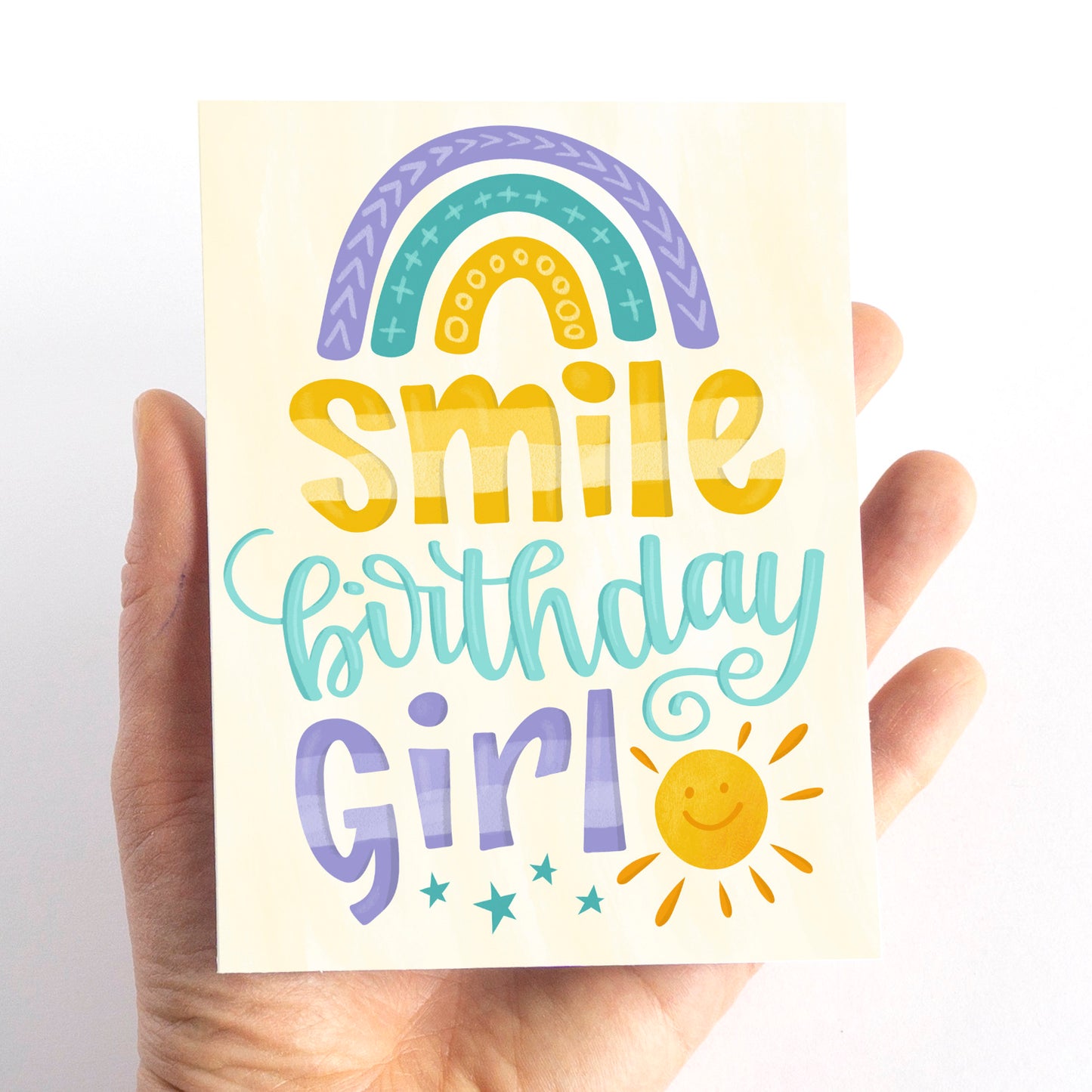 Smile Birthday Girl! Kids Birthday Card