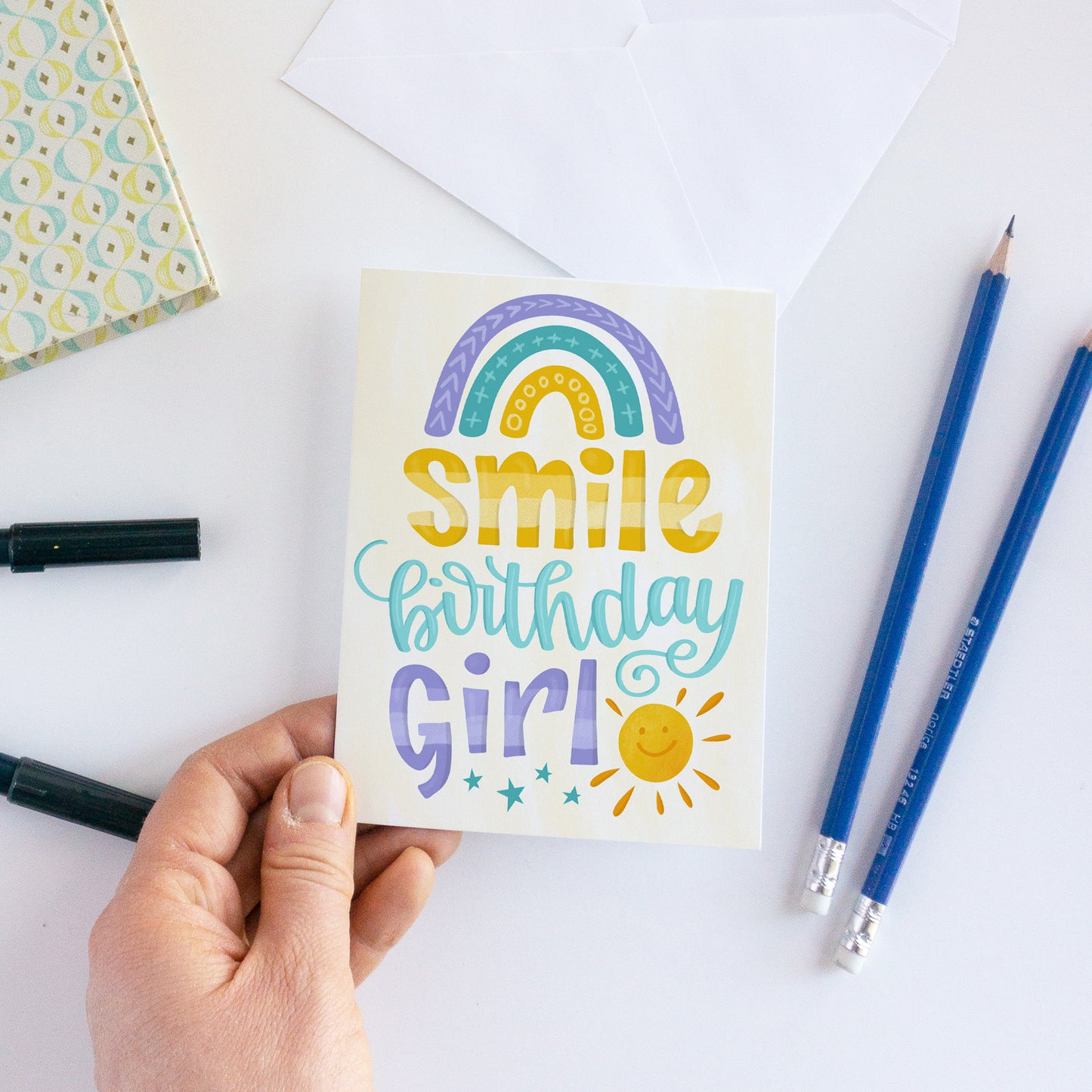 Smile Birthday Girl! Kids Birthday Card