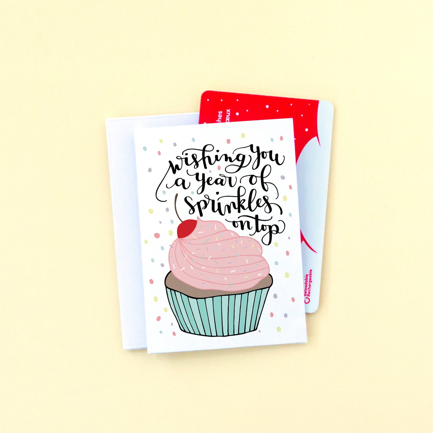 Wishing you a Year of Sprinkles... Mini Greeting Card