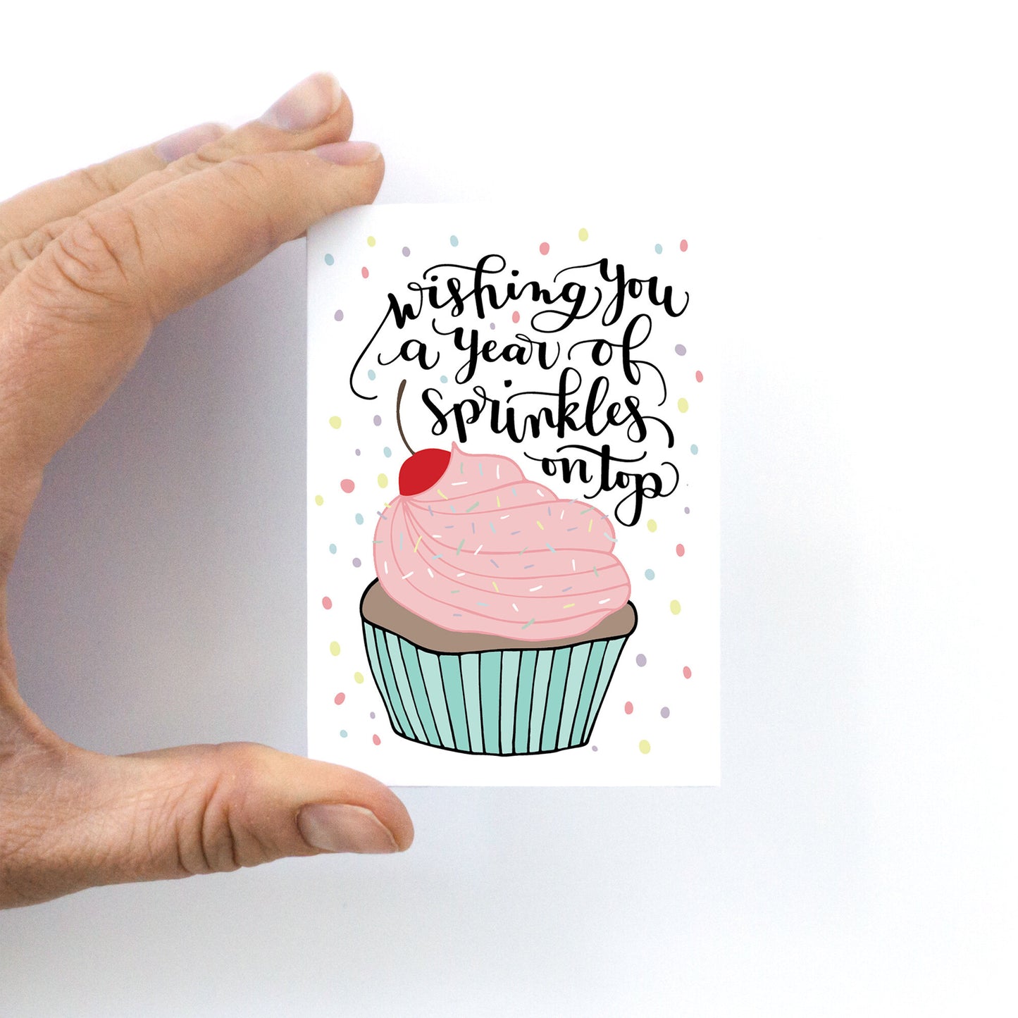 Wishing you a Year of Sprinkles... Mini Greeting Card
