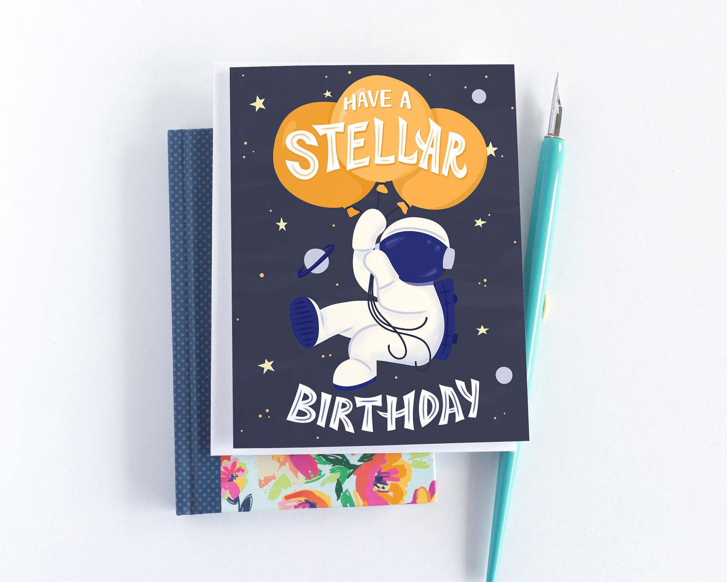 Space Birthday Card