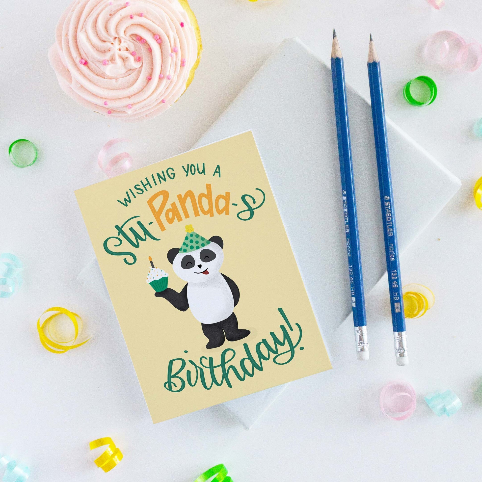 panda birthday card