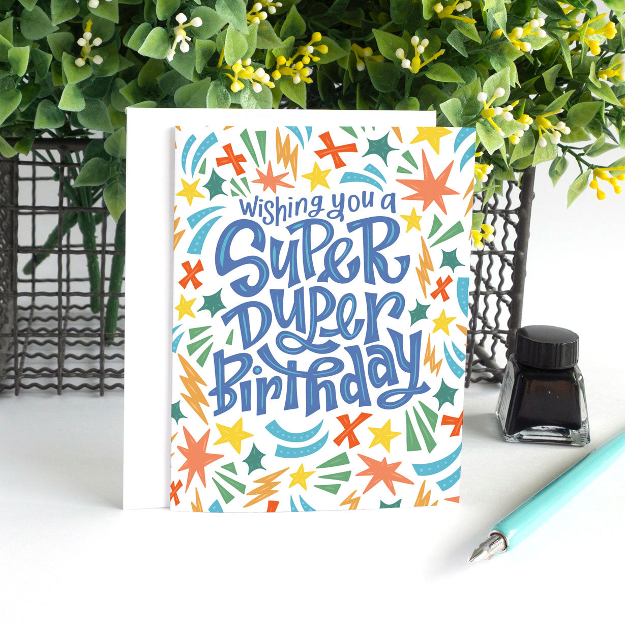 Wishing You a Super Duper Birthday Super Hero Birthday Card