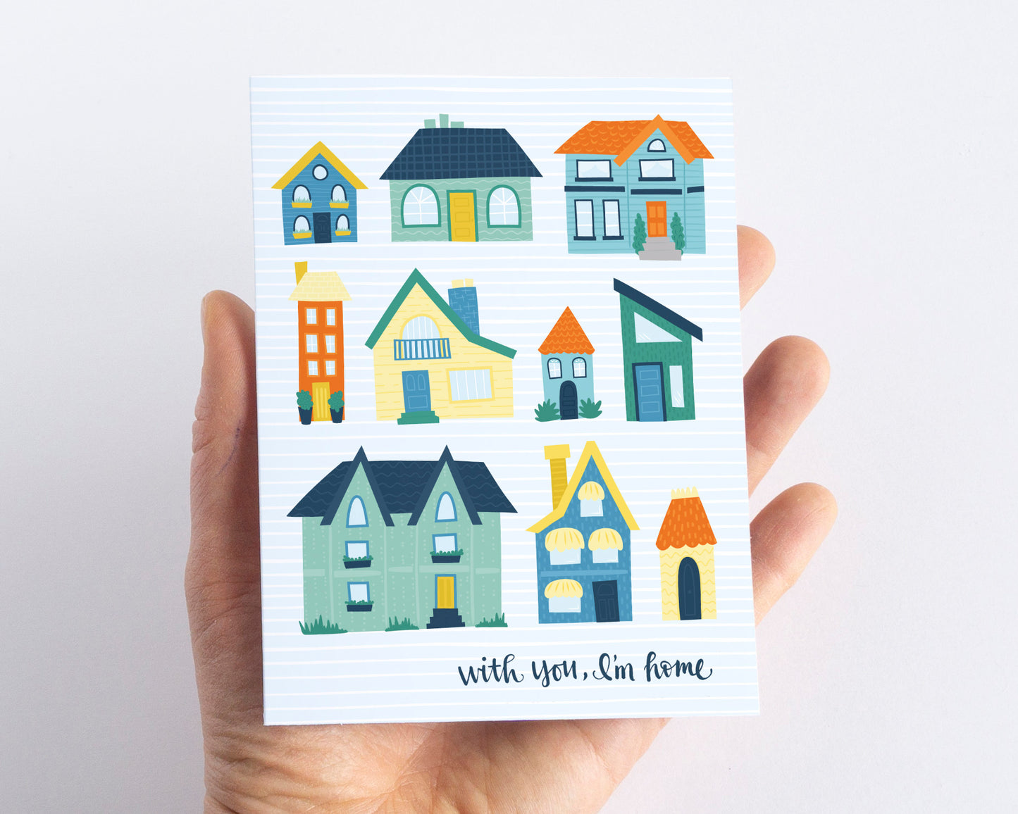 With You I'm Home Anniversary Card