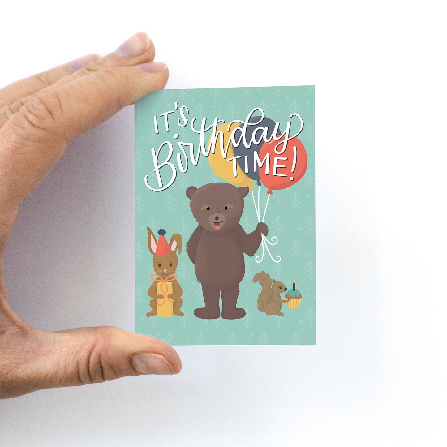 It's Birthday Time! Mini Greeting Card