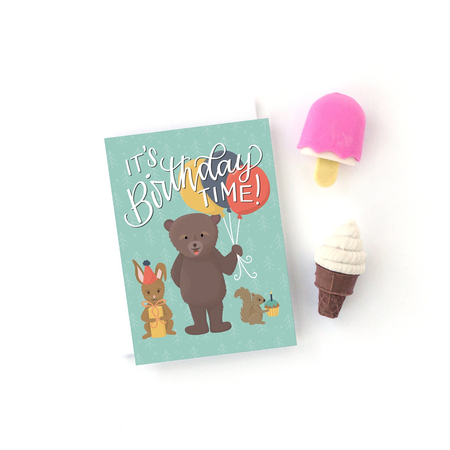 It's Birthday Time! Mini Greeting Card